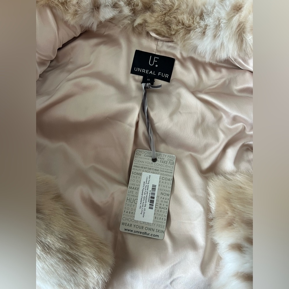 Unreal Fur Tan Faux Fur Jacket - Picture 3 of 4